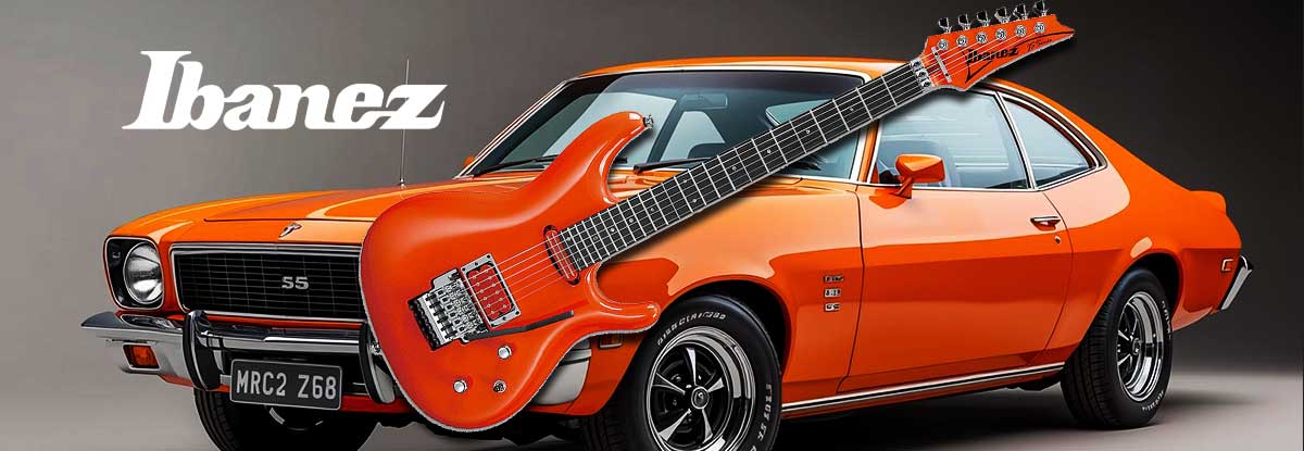 Preloved Ibanez JS2410 Joe Satriani Muscle Car Orange | Colemans