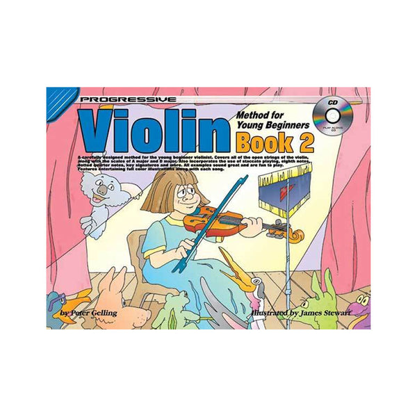 Progressive Violin Method Book 2 Young Beginners BK/CD 69203
