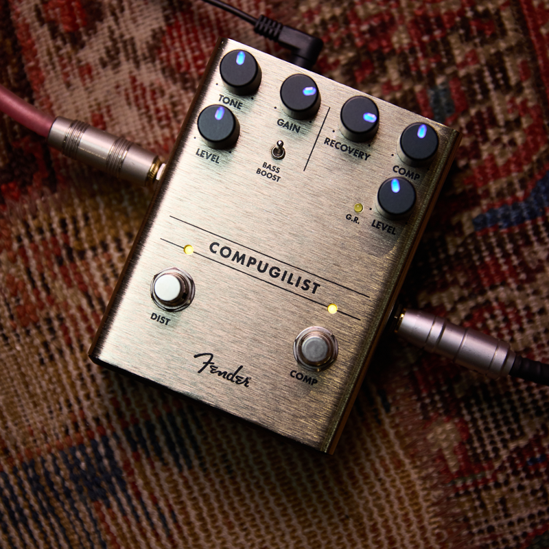 fender compugilist compressor/distortion pedal PRELOVED Aufbewahrungsbox Restesteine the Compugilist also features Color:River Clay Gold Ohiik Balance Bike 2