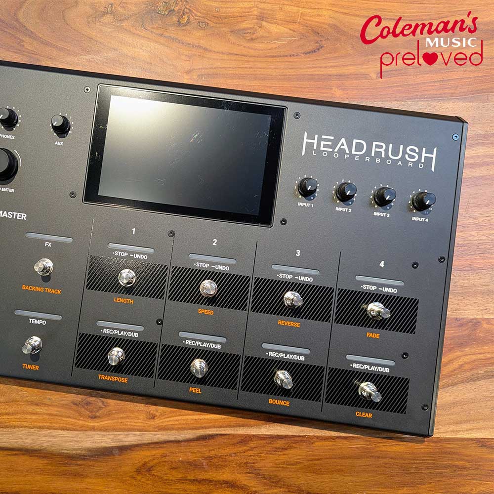 Preloved Headrush Looperboard Guitar Loop Pedal | Colemans Music