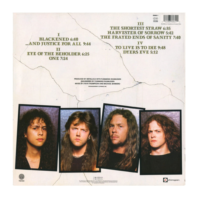 Metallica - And Justice For All 2 x LP (180g, Remastered)