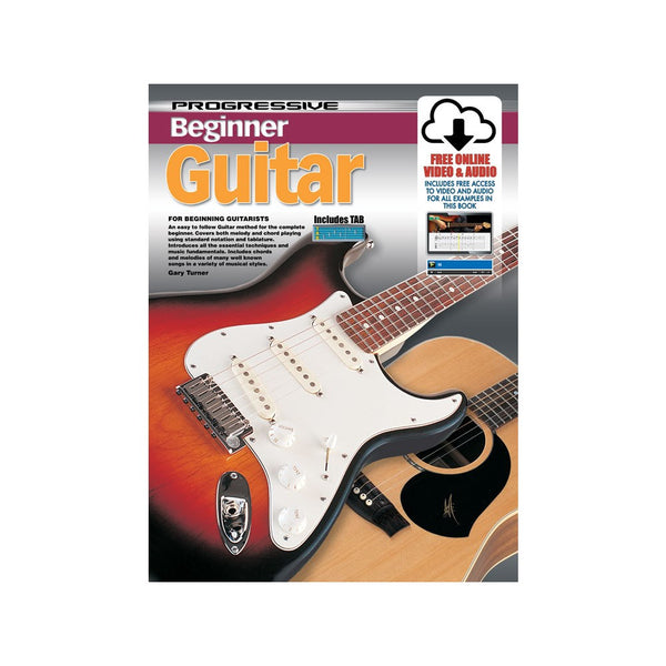 Progressive Beginner Guitar Book Online Video & Audio 69163
