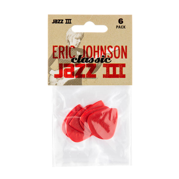 DUNLOP Eric Johnson "Classic Jazz III" Qty 6 Player Pack
