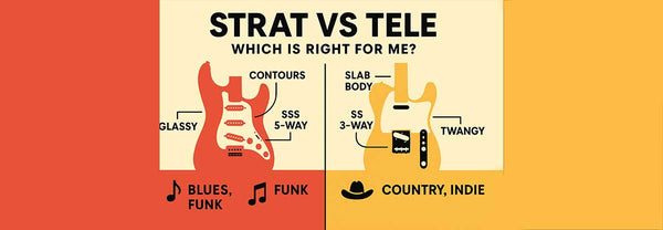 STRATOCASTER v TELECASTER. Which is right for me?