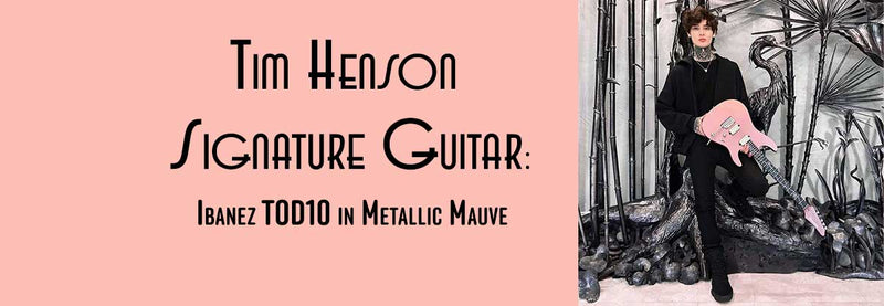 Tim Henson Signature Guitar: Ibanez TOD10 in Metallic Mauve — In Stock at Colemans Music Melbourne