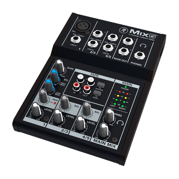 Mackie Mix5 5-channel Compact Mixer