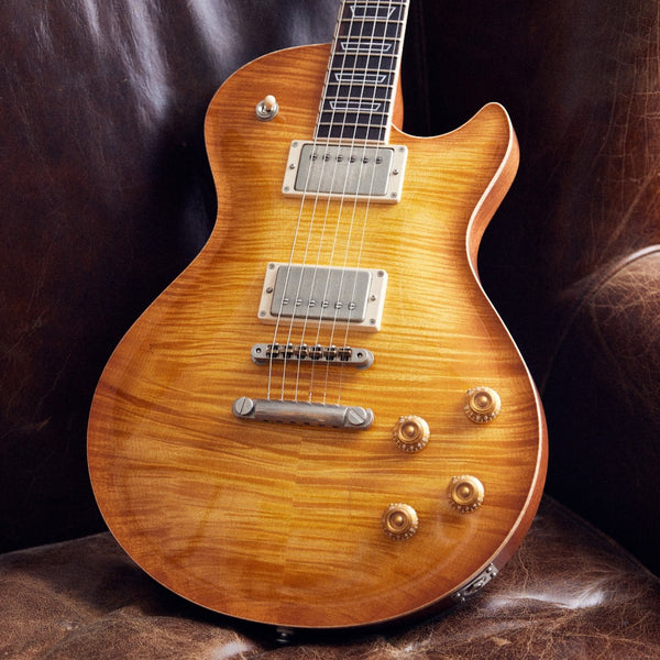 EGGLE Macon Carved Top Single-Cut Gold Burst