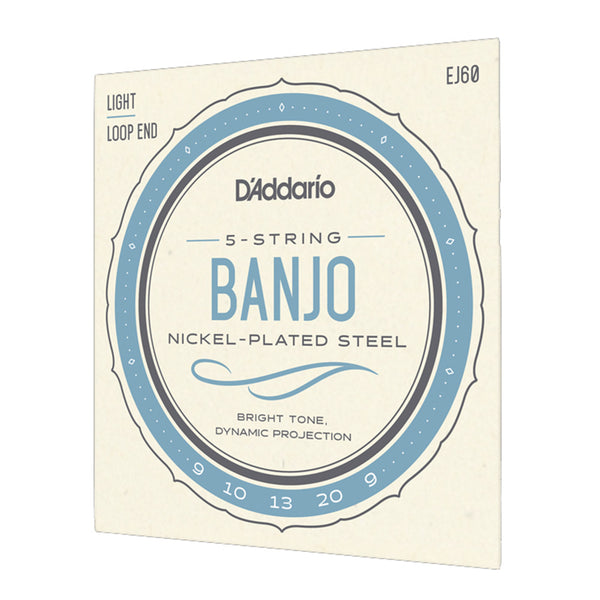 D'ADDARIO EJ60 Regular Light Set Banjo 5-String 09-20