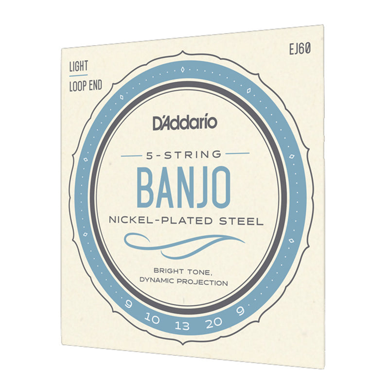 D'ADDARIO EJ60 Regular Light Set Banjo 5-String 09-20