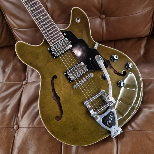GUILD Starfire I DC GVT Semi Hollow Body - Emerald Green
