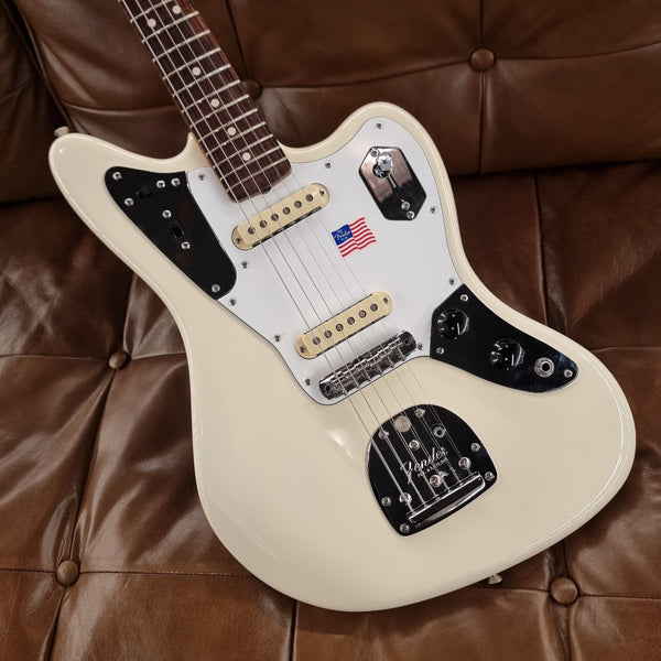 FENDER Johnny Marr Jaguar -Olympic White