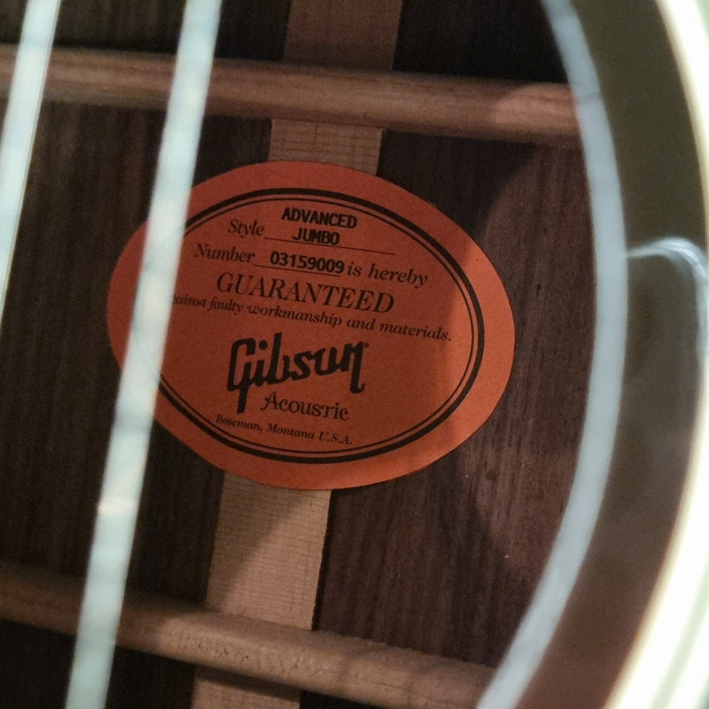 PRELOVED GIBSON Advanced Jumbo Historic Collection