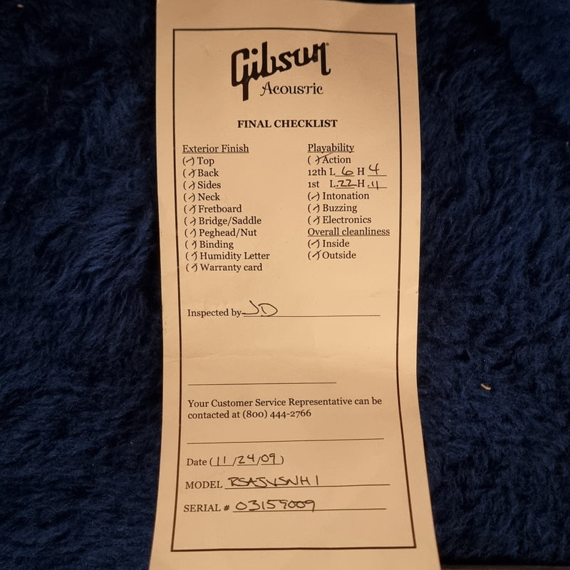 PRELOVED GIBSON Advanced Jumbo Historic Collection
