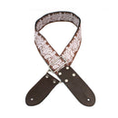 DSL 2 Inch Jacquard Weaving - Paisley Brown