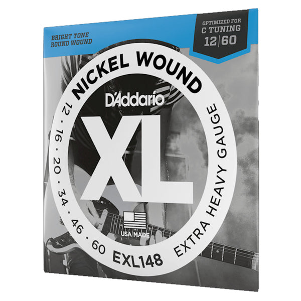 D'ADDARIO EXL148 Extra Heavy Electric Strings 12-60