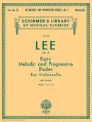 40 Melodic and Progressive Etudes Op. 31 Book 1 cello front cover