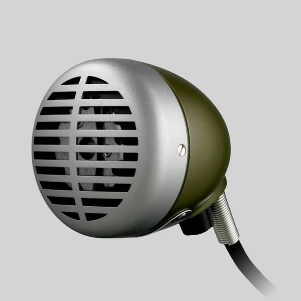 SHURE 520DX Green Bullet Harmonica Microphone