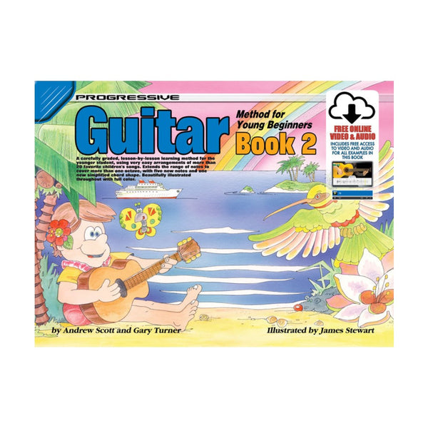 18323 Progressive Young Beginner Guitar Book 2 Online Media