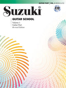 Suzuki Guitar School, Vol 1: Guitar Part (Book & CD)