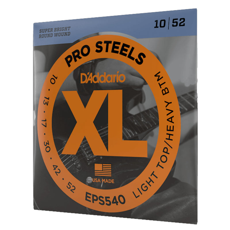 D'ADDARIO XL ProSteels Regular Light Top -Heavy Bottom 10-52