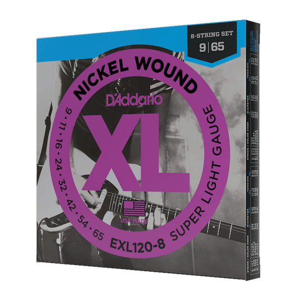 D'ADDARIO EXL120-8 Super Light 8-String 09-65