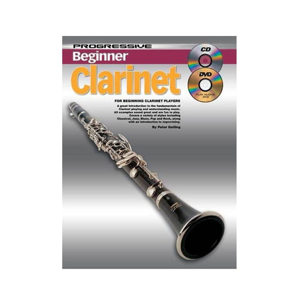 Progressive Beginner Clarinet Book CD and DVD