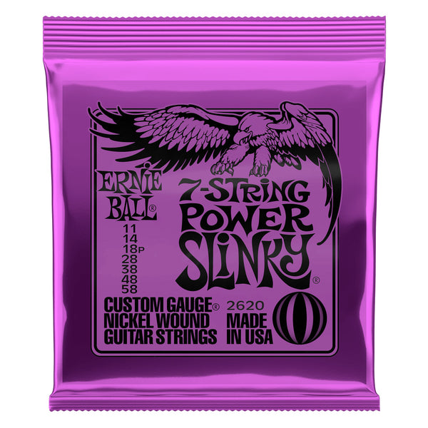 ERNIE BALL 7 String Electric Guitar Set - Power Slinky