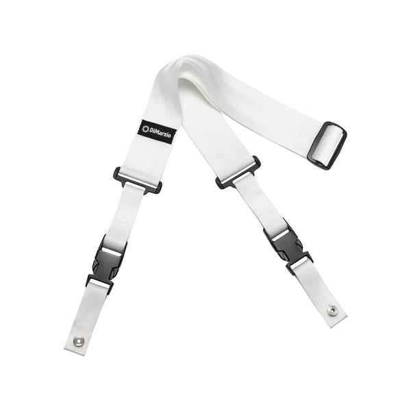 DIMARZIO Clip Lok 2 inch Nylon Strap - White