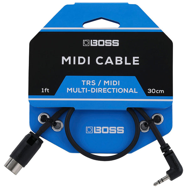 BOSS MIDI Cable 5-pin to Mini TRS 1ft
