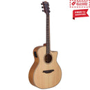 BROMO Grand Auditorium Acoustic-Electric Guitar