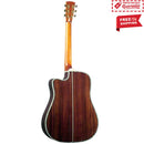 BLUERIDGE BR-180CE Solid Dreadnought Cutaway