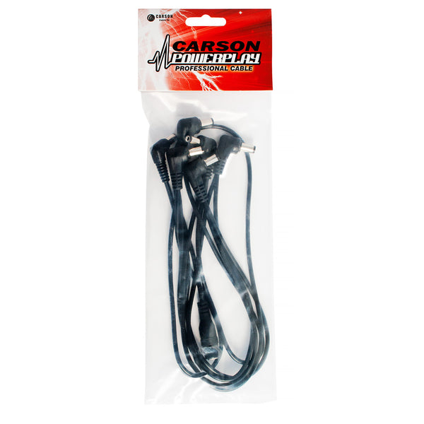 CARSON DC6 Low Noise Power Cable for us to 6 Pedals