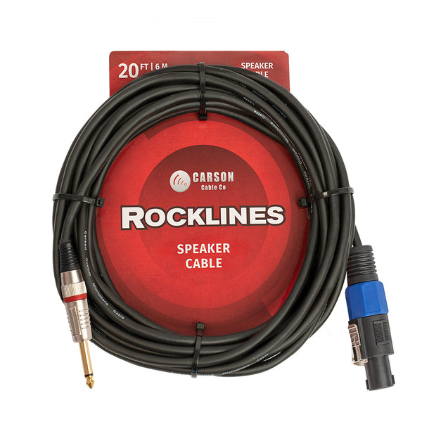 CARSON Speaker Cable, Speakon M to Jack