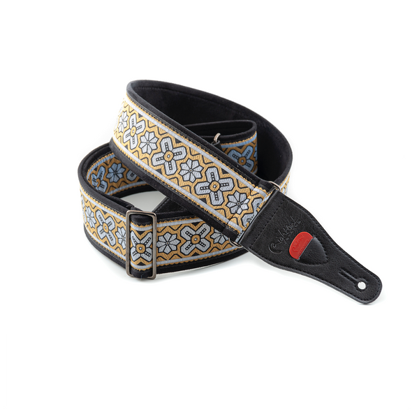 Right On Straps STANDARD PLUS Crossroads II Beige Guitar Strap