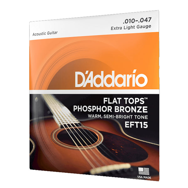 D'ADDARIO EFT15 Flat Tops Acoustic 10-47