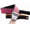 Right On Straps MOJO Daisy Red Guitar Strap