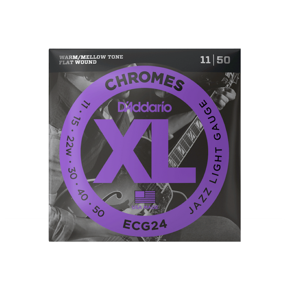 D'ADDARIO ECG24 Chromes Flat Wound Electric 11-50