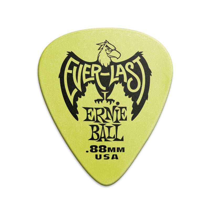 ERNIE BALL Everlast Picks 12-Pack Green .88MM