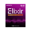 ELIXIR 13-56 Medium Acoustic Guitar Strings - Nanoweb