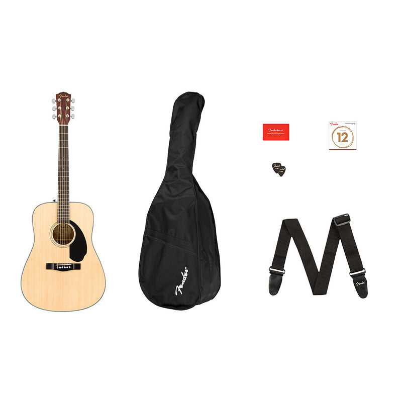 FENDER CD-60S Dreadnought Pack V2 Natural