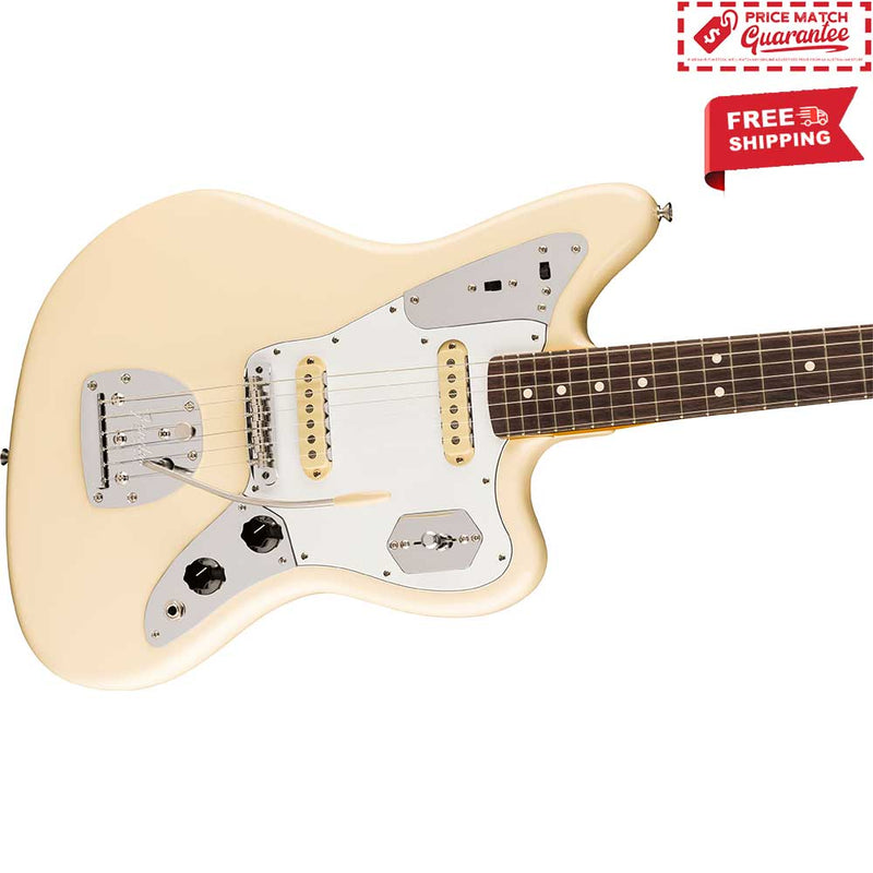 FENDER Johnny Marr Jaguar -Olympic White