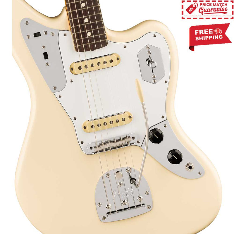 FENDER Johnny Marr Jaguar -Olympic White