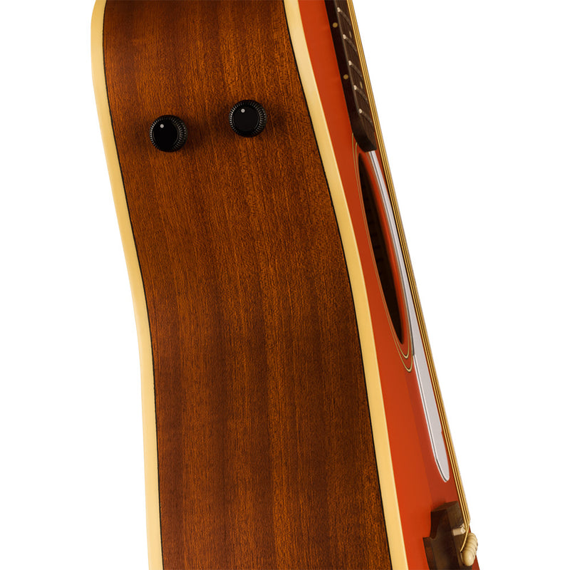 FENDER Malibu Player Fiesta Red