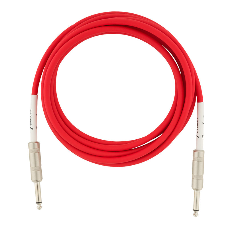 FENDER Original Series 10 ft Instrument Cable Fiesta Red