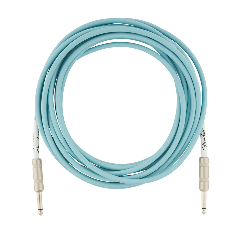 FENDER Original Series 18.6 ft Instrument Cable - Daphne Blue