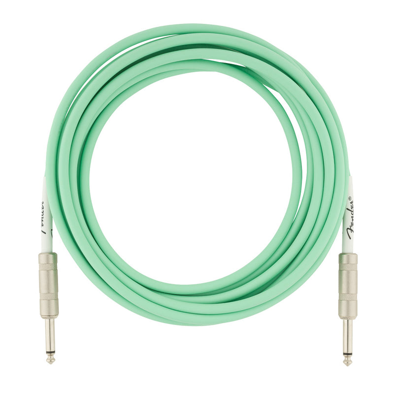 FENDER Original Series 18.6 ft Instrument Cable - Surf Green