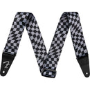FENDER Wavy Checkerboard Poly Strap Grey