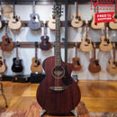 Fenech Delta Blues Grand Auditorium Cutaway acoustic guitar in dark bourbon finish