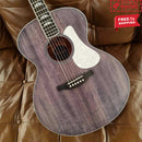 Fenech Supreme Series Grand Auditorium Denim Black Australian made acoustic guitar with solid spruce and mahogany