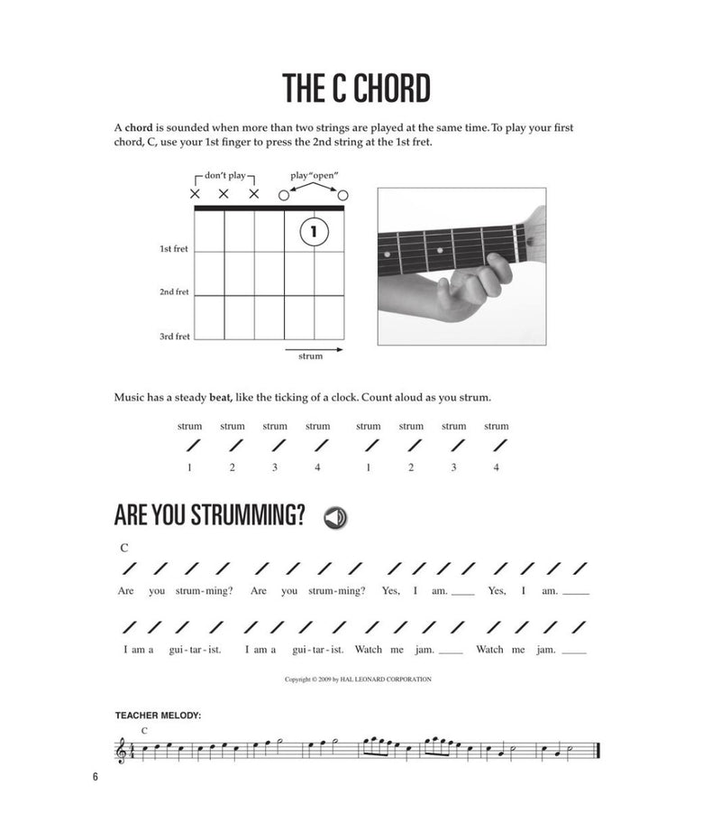Hal Leonard Guitar Method For Kids Book 1 BK/OLA